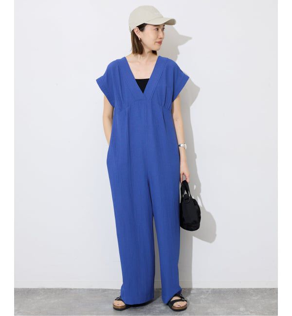 SLOBE IENA「《予約》シュリンクPEデザインオールインワン」|オールインワン|