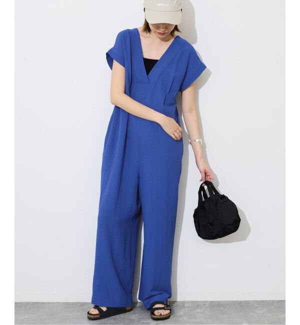 SLOBE IENA「《予約》シュリンクPEデザインオールインワン」|オールインワン|