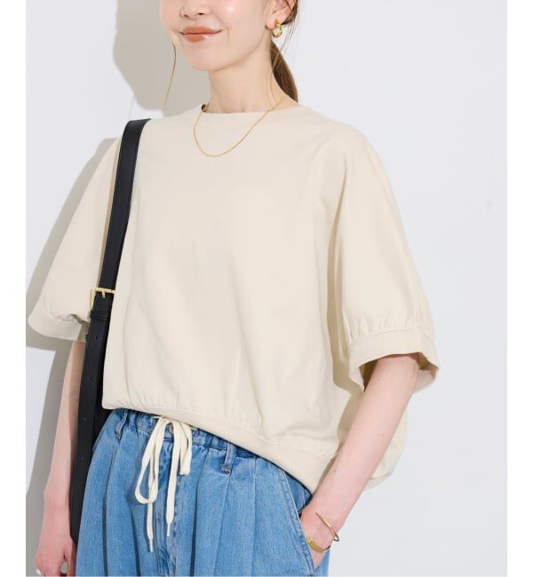 SLOBE IENA「《予約》ドルマンプルオーバー」|Tシャツ・カットソー|ベージュ