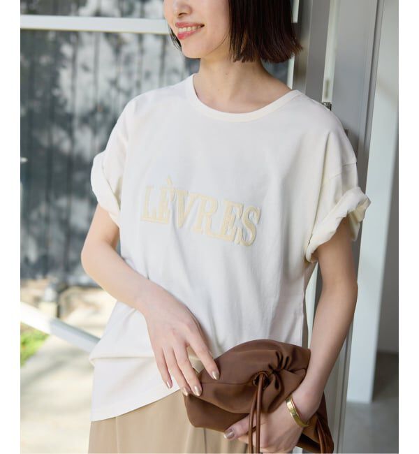 SLOBE IENA「《予約》LEVRES Tシャツ」|Tシャツ・カットソー|ホワイト