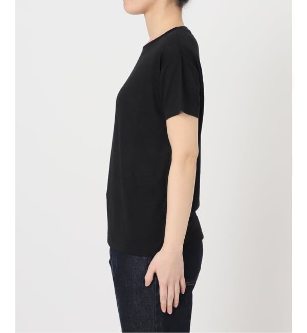 SLOBE IENA「《追加予約》スラブ天竺5分袖TEE」|Tシャツ・カットソー|