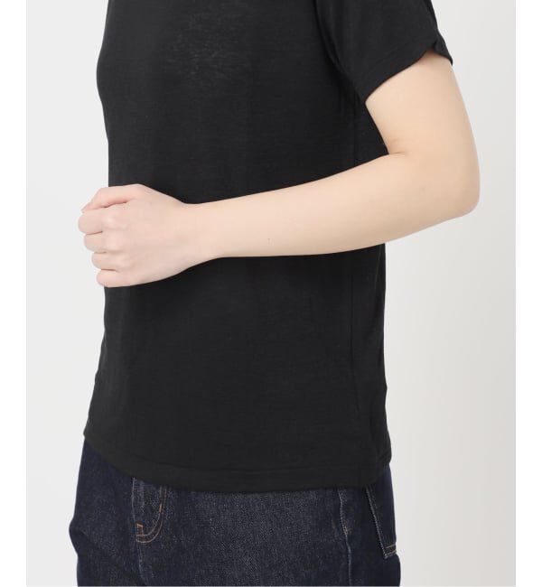 SLOBE IENA「《追加予約》スラブ天竺5分袖TEE」|Tシャツ・カットソー|