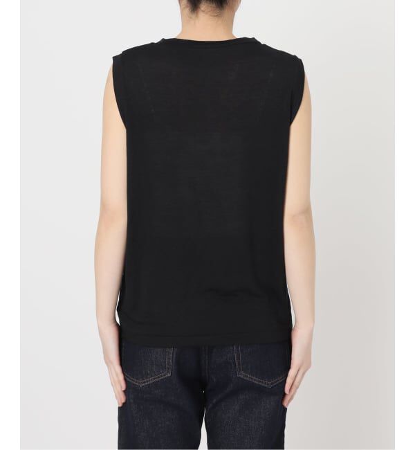 SLOBE IENA「《追加予約》スラブ天竺ノースリーブTEE」|Tシャツ・カットソー|