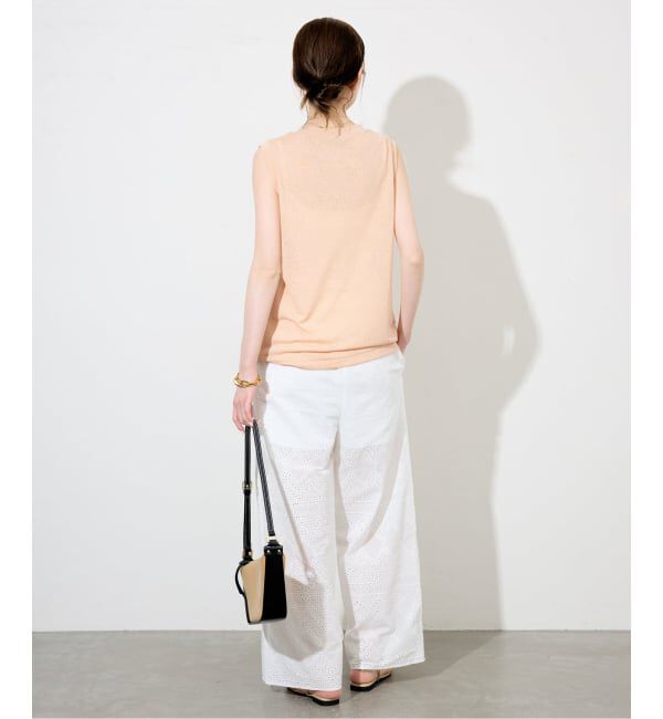 SLOBE IENA「《追加予約》スラブ天竺ノースリーブTEE」|Tシャツ・カットソー|