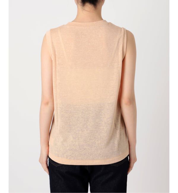 SLOBE IENA「《追加予約》スラブ天竺ノースリーブTEE」|Tシャツ・カットソー|