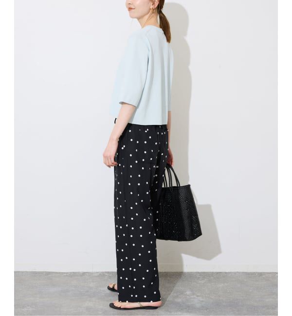 SLOBE IENA「《遮熱/UVカット/予約》ハーフスリーブニットカーディガン」|カーディガン|