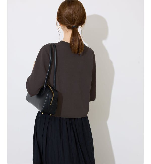 SLOBE IENA「《遮熱/UVカット/予約》ハーフスリーブニットカーディガン」|カーディガン|