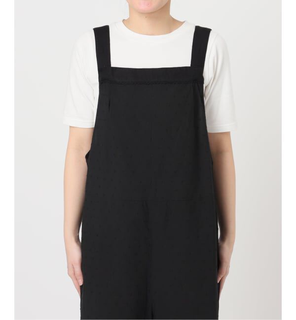 SLOBE IENA「《予約》エンブロイダリーレースサロペット」|オールインワン|