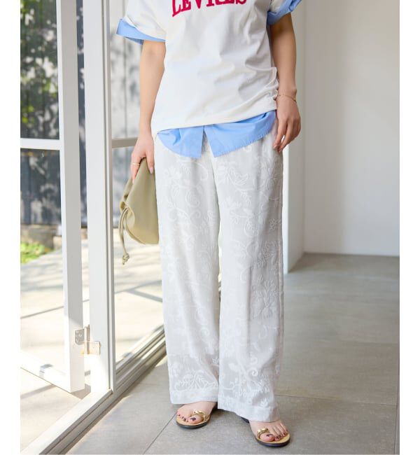 SLOBE IENA「《シリーズあり/予約》レースカットパンツ」|その他|