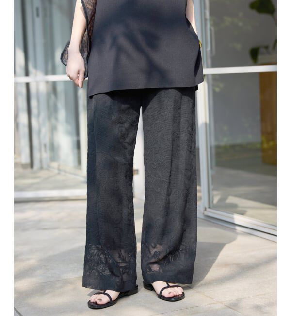 SLOBE IENA「《シリーズあり/予約》レースカットパンツ」|その他|