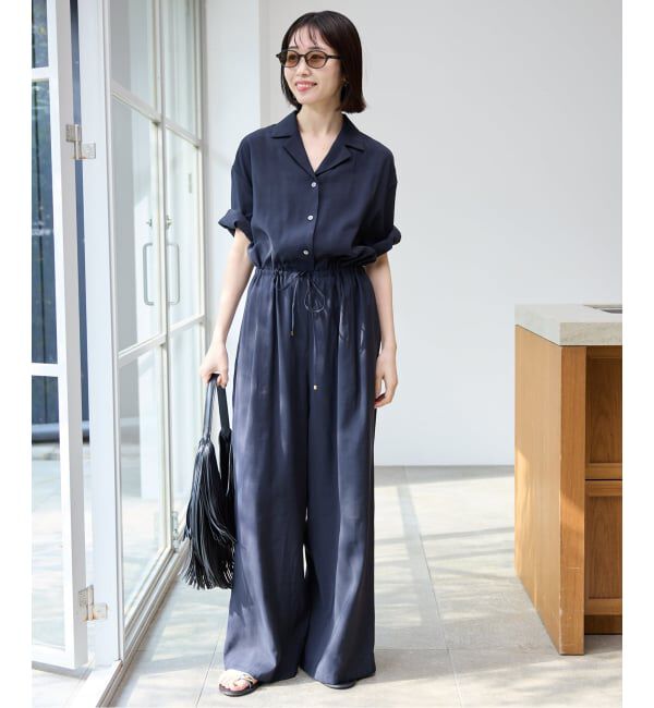 SLOBE IENA「《WEB限定/予約》ハーフスリーブオールインワン」|オールインワン|