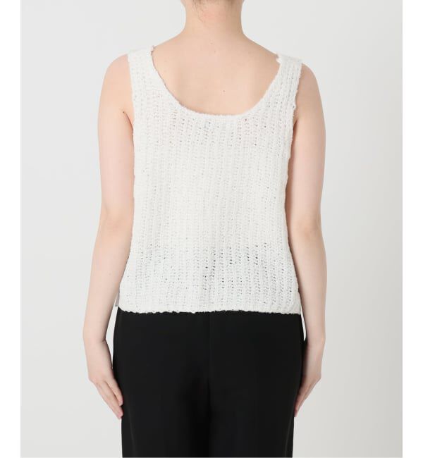 VERMEIL par iena「《予約》カールヤーン ノースリーブ」|タンクトップ|