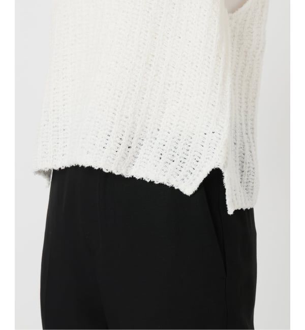 VERMEIL par iena「《予約》カールヤーン ノースリーブ」|タンクトップ|