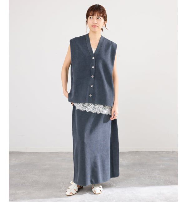 IENA「《セットアップ対応/予約》ダンボールストーンベスト」|ベスト・ジレ|