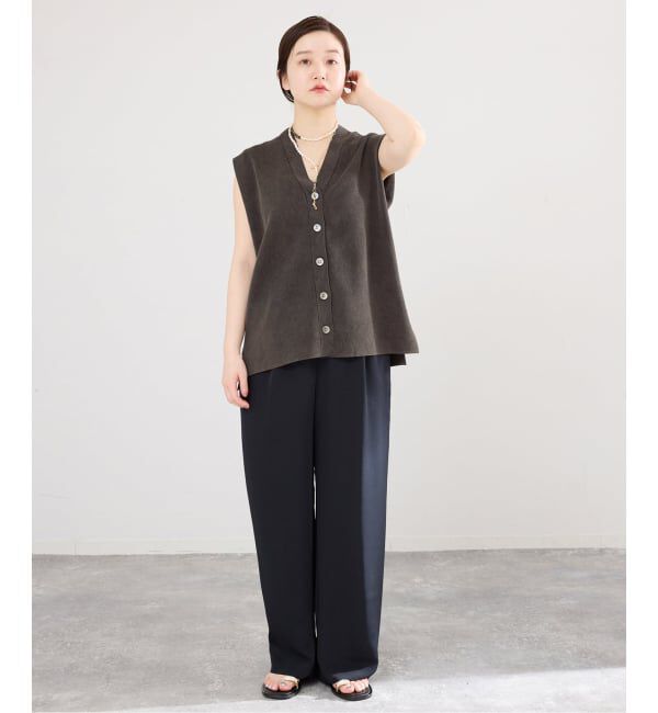 IENA「《セットアップ対応/予約》ダンボールストーンベスト」|ベスト・ジレ|