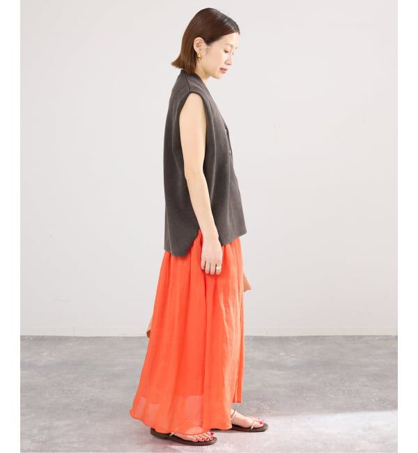 IENA「《セットアップ対応/予約》ダンボールストーンベスト」|ベスト・ジレ|