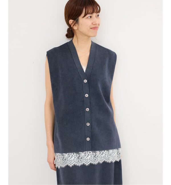 IENA「《セットアップ対応/予約》ダンボールストーンベスト」|ベスト・ジレ|