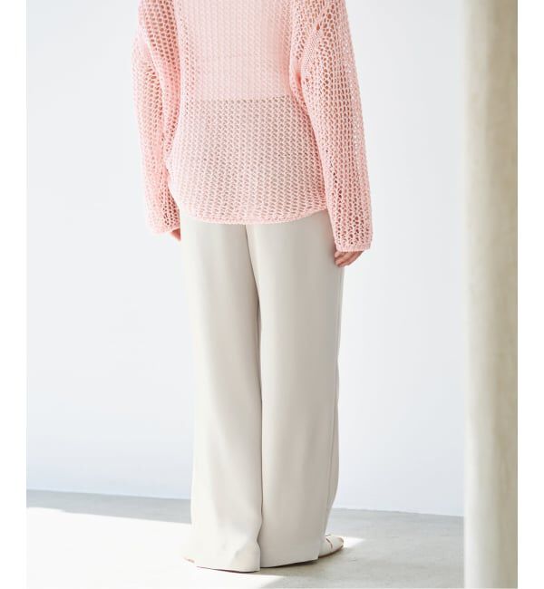 IENA「《予約》ウォッシャブルシルキーサテンイージーパンツ」|その他|