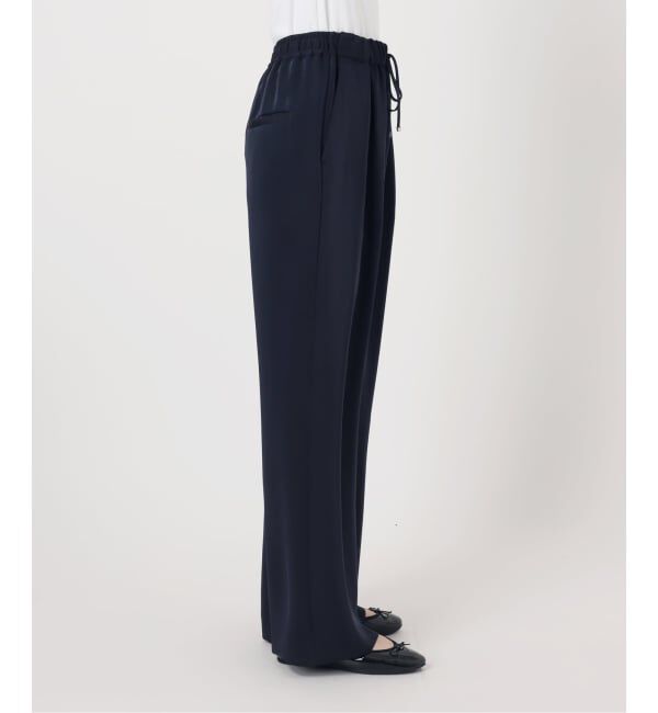 IENA「《予約》ウォッシャブルシルキーサテンイージーパンツ」|その他|