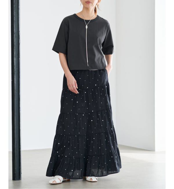 IENA「《予約》クロップドTシャツ」|Tシャツ・カットソー|