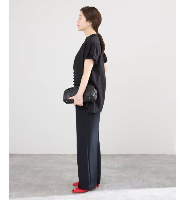 IENA「《WEB限定/追加予約》パフスリーブ半袖ブラウス」|シャツ・ブラウス|