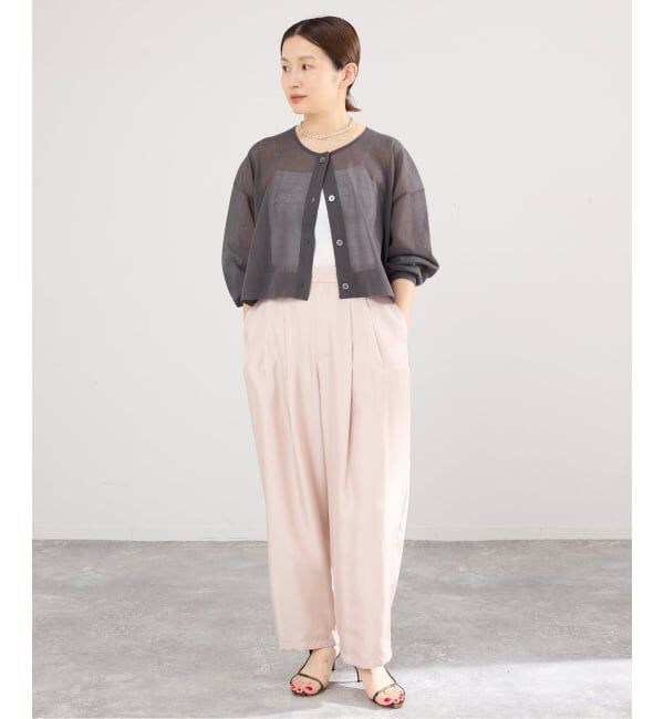 IENA「《追加3予約》FILMY COTTONカーディガン」|カーディガン|