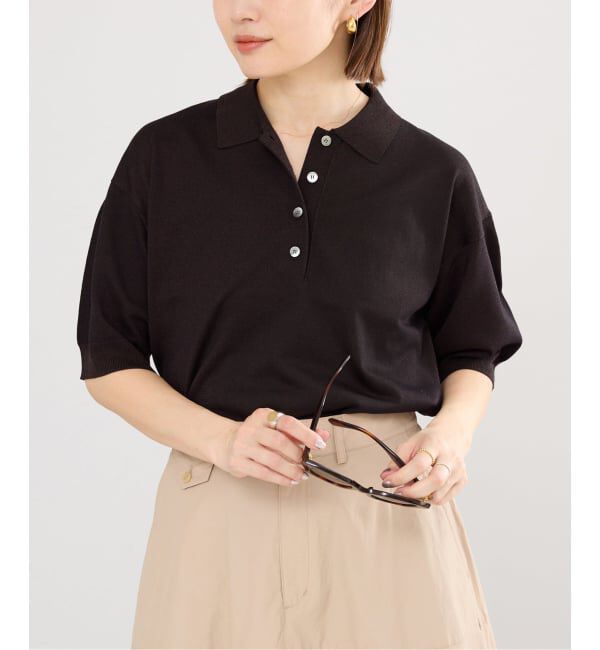 IENA「《予約》LEVITA襟付きプルオーバー」|ニット・セーター|