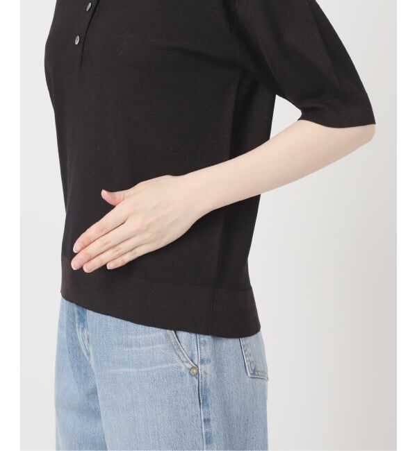 IENA「《予約》LEVITA襟付きプルオーバー」|ニット・セーター|