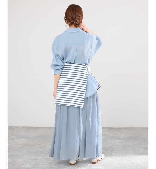 IENA「《セットアップ対応/予約》ラミータックギャザースカート」|スカート|