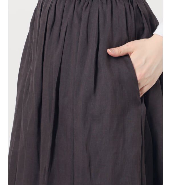 IENA「《セットアップ対応/予約》ラミータックギャザースカート」|スカート|