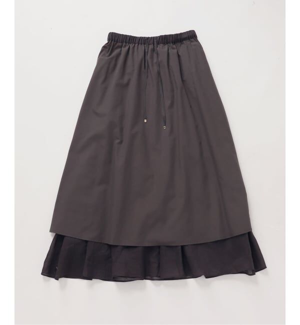 IENA「《セットアップ対応/予約》ラミータックギャザースカート」|スカート|