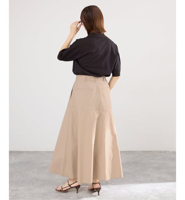 IENA「《予約/洗濯機洗い可》チノライクスカート」|スカート|