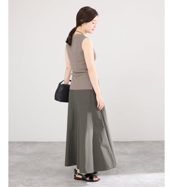IENA「《予約/洗濯機洗い可》チノライクスカート」|スカート|