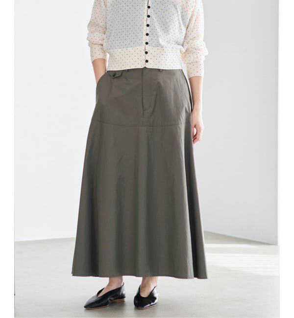 IENA「《予約/洗濯機洗い可》チノライクスカート」|スカート|
