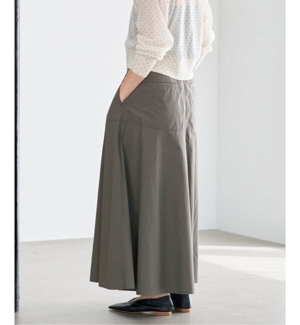 IENA「《予約/洗濯機洗い可》チノライクスカート」|スカート|