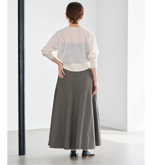 IENA「《予約/洗濯機洗い可》チノライクスカート」|スカート|