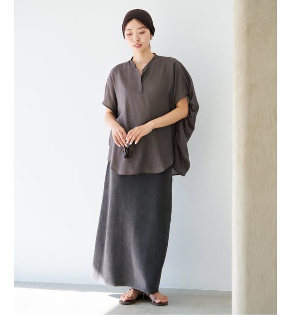 IENA「《WEB限定/追加5予約》ニュアンスドルマンブラウス」|シャツ・ブラウス|