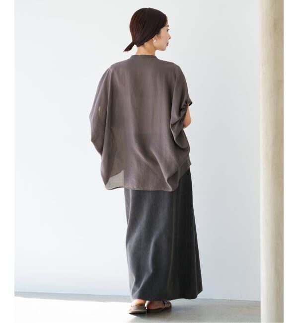 IENA「《WEB限定/追加5予約》ニュアンスドルマンブラウス」|シャツ・ブラウス|