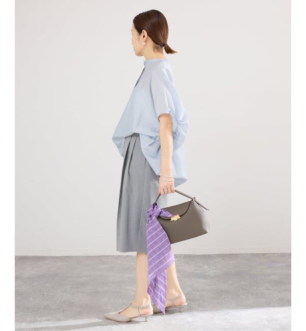 IENA「《WEB限定/追加5予約》ニュアンスドルマンブラウス」|シャツ・ブラウス|