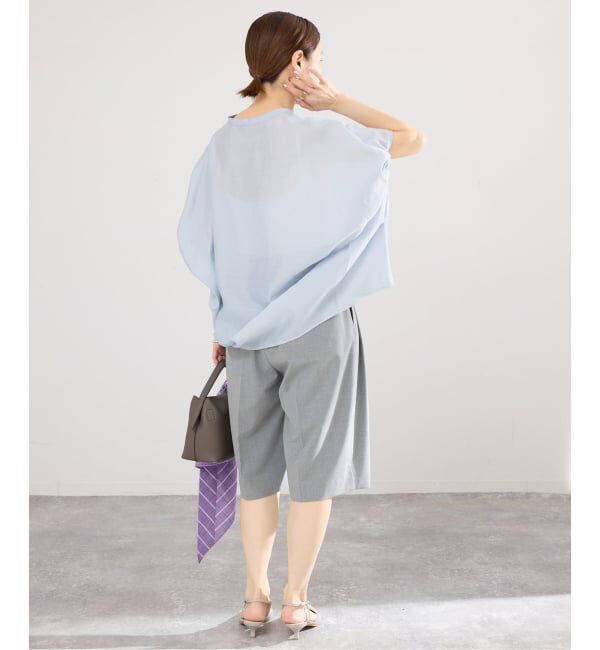 IENA「《WEB限定/追加5予約》ニュアンスドルマンブラウス」|シャツ・ブラウス|