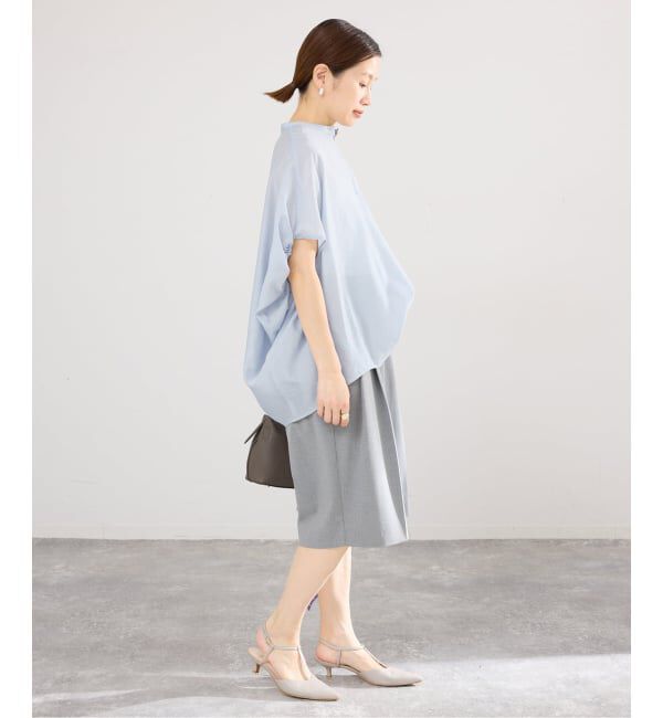 IENA「《WEB限定/追加5予約》ニュアンスドルマンブラウス」|シャツ・ブラウス|