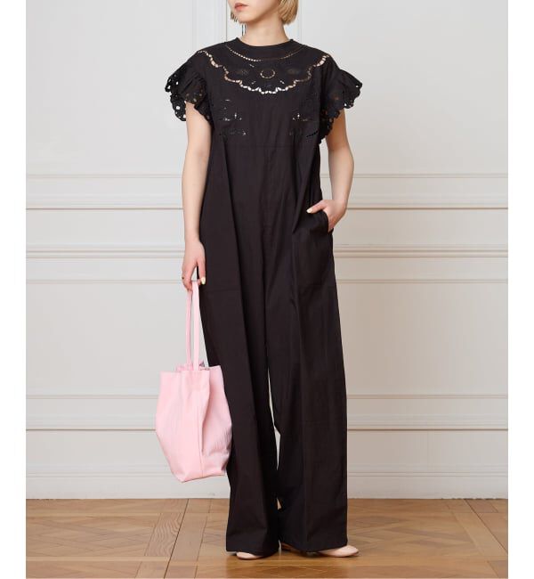 IENA LA BOUCLE「《予約》IENA LA BOUCLE カットワークオールインワン」|オールインワン|