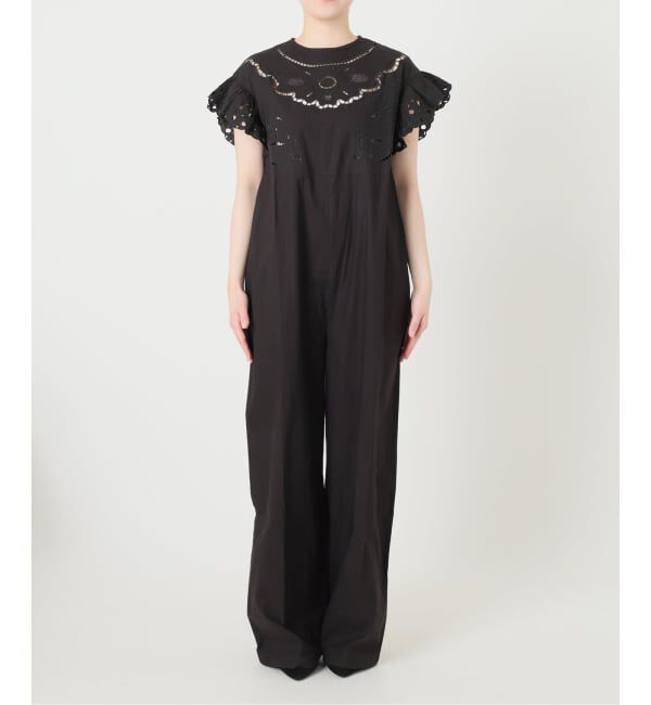 IENA LA BOUCLE「《予約》IENA LA BOUCLE カットワークオールインワン」|オールインワン|