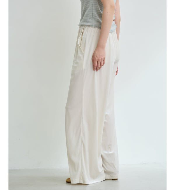 IENA LA BOUCLE「《予約》IENA LA BOUCLEトリアセベロアイージーワイドパンツ」|その他|