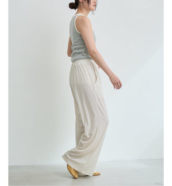 IENA LA BOUCLE「《予約》IENA LA BOUCLEトリアセベロアイージーワイドパンツ」|その他|