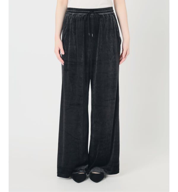 IENA LA BOUCLE「《予約》IENA LA BOUCLEトリアセベロアイージーワイドパンツ」|その他|