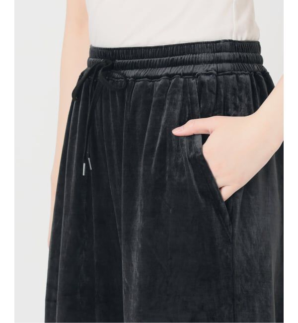 IENA LA BOUCLE「《予約》IENA LA BOUCLEトリアセベロアイージーワイドパンツ」|その他|