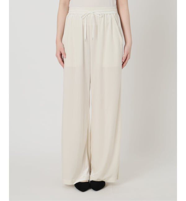 IENA LA BOUCLE「《予約》IENA LA BOUCLEトリアセベロアイージーワイドパンツ」|その他|