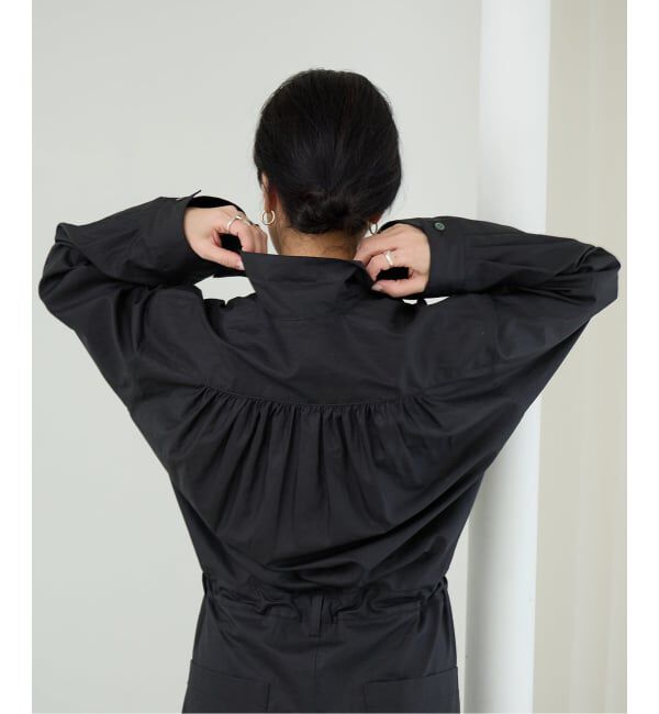 IENA LA BOUCLE「《予約》IENA LA BOUCLE オーガニックコットンタイプライターオールインワン」|オールインワン|