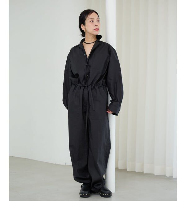 IENA LA BOUCLE「《予約》IENA LA BOUCLE オーガニックコットンタイプライターオールインワン」|オールインワン|